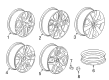 Chevy Traverse Limited Wheel Cover Diagram - 94775689