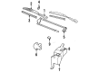 Oldsmobile 98 Wiper Arm Diagram - 22127796