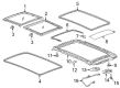 Chevy Equinox Sunroof Diagram - 84637398
