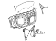 Chevy Corvette Window Run Diagram - 84816185