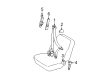 Pontiac Vibe Seat Belt Diagram - 88972266