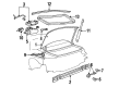 Buick Reatta Liftgate Lift Support Diagram - 20721751