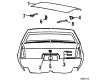 Cadillac Eldorado Liftgate Lift Support Diagram - 20578574