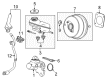 Cadillac ATS Brake Booster Vacuum Hose Diagram - 23173542