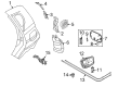 Chevy Aveo Fuel Door Diagram - 95987173