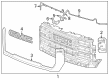 GMC Sierra 3500 HD Grille Diagram - 85666073
