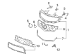 Cadillac STS Emblem Diagram - 15263150