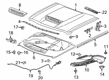 Chevy Silverado 1500 LD Hood Release Cable Diagram - 84279469