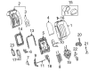 Buick Lucerne Seat Covers Diagram - 25987021
