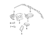 Cadillac DTS Air Bag Control Module Diagram - 25989703