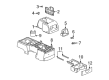 Saturn Center Console Latch Diagram - 22691215
