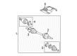 Chevy HHR Axle Shaft Diagram - 22710928