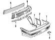 Pontiac Grand Prix Bumper Cover Diagram - 10225757