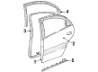 Oldsmobile Aurora Door Seal Diagram - 25646077