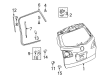 Chevy Traverse Lift Support Diagram - 84298337
