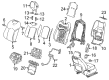 Cadillac CT6 Seat Covers Diagram - 23246336