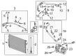 Chevy A/C Service Cap Diagram - 96961786