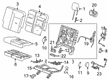 Chevy Traverse Limited Seat Covers Diagram - 84301381