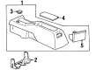 Chevy Prizm Center Console Base Diagram - 94857397