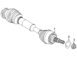 GMC Sierra EV Axle Shaft Diagram - 85589625