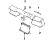 Oldsmobile Grille Diagram - 22519955