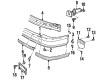 Cadillac DeVille Bumper Cover Diagram - 3549390