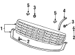 Cadillac Grille Diagram - 16524695