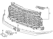 Chevy Traverse Grille Diagram - 84874523