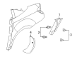 Saturn Mud Flaps Diagram - 22704146