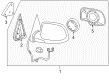 Chevy Silverado 2500 Car Mirror Diagram - 15124831