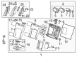 Cadillac XTS Seat Covers Diagram - 22899716