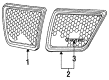 Pontiac Grand Am Grille Diagram - 22548227