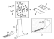 Chevy Suburban Door Moldings Diagram - 22905600