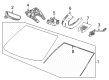 Buick Envision Windshield Diagram - 26523842