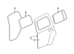 Chevy HHR Door Seal Diagram - 15833396