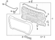 GMC Sierra 1500 Limited Weather Strip Diagram - 23377082