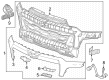 Chevy Colorado Grille Diagram - 86813211