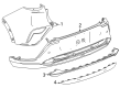 Buick Envista Bumper Diagram - 42857641