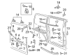 Chevy Exterior Door Handle Diagram - 25942270