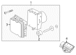 Chevy Caprice ABS Pump And Motor Assembly Diagram - 92256596