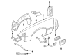 Pontiac Grand Am Fender Diagram - 22538825