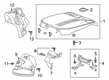 Cadillac Engine Cover Diagram - 25202814