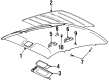 Oldsmobile Aurora Interior Door Handle Diagram - 12537493