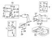Chevy Traverse Interior Door Handle Diagram - 22852943