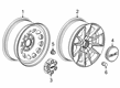 GMC Sierra 1500 Wheel Cover Diagram - 23378302