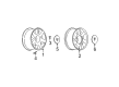 Cadillac Wheel Cover Diagram - 9593272
