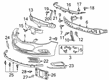 Chevy Cruze Bumper Cover Diagram - 84288770