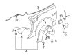 Chevy Corvette Fuel Door Diagram - 20978682