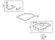 Chevy Silverado 1500 Oil Pan Gasket Diagram - 29544375