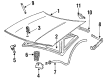 Buick Park Avenue Hood Diagram - 12374492